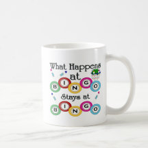 What Happens at Bingo Coffee Mugs