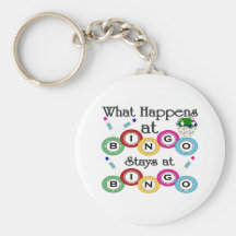 What Happens at Bingo Key Chains