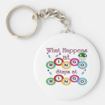 What Happens at Bingo Keychain