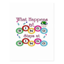 What Happens at Bingo Post Cards