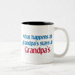 What happens at Grandpa's Coffee Mug