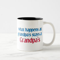 What happens at Grandpa's mugs