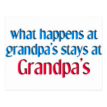 What happens at Grandpa's Post Card