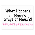 What Happens At Nanas Stays At Nanas Postcards