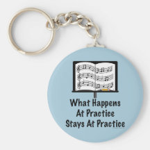 What Happens At Practice Blue Key Chain