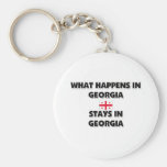 What Happens In GEORGIA Stays There Keychains
