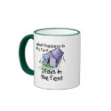 What Happens in the Tent mugs