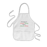 What Happens Nonna's House Kids Craft Apron