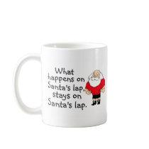 What Happens On Santas Lap Mugs