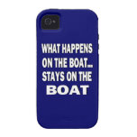 What happens on the boat stays on the boat - funny iPhone 4 case