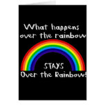 What Happens Over The Rainbow... Greeting Card