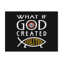 What If God Created Evolution Postcards