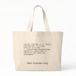 What is Tostan? Tote Canvas Bags