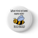 What kind of bees make milk? Boo-Bees! - Button