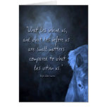 what lies behind us  ... greeting cards