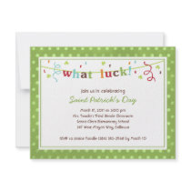 What Luck! Saint Patrick's Day Invitations