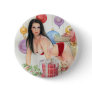 What Mrs. Claus Doesn't Know Won't Hurt Her Pinback Buttons