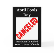 What No April Fools Day? Card