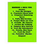 What PMS means! Cards