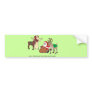 what the hell.. Santa (santa claus swagger jacker) Bumper Sticker