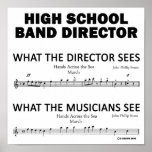 What the High School Band Sees posters