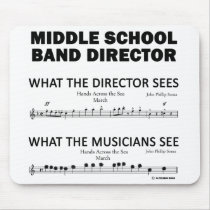 What the Middle School Band Sees