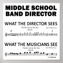 What the Middle School Band Sees