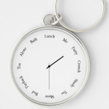 What time is it keychain