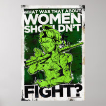 What was that about Women Shouldn't Fight? Posters