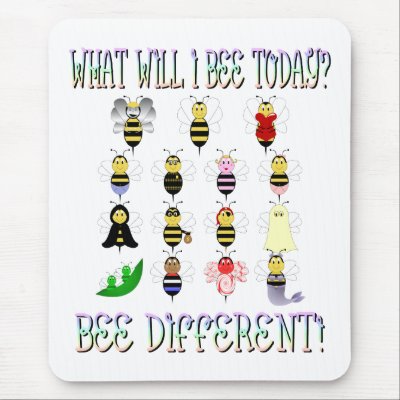 What Will I Bee Today Mousepad by bugspot