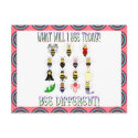 What Will I Bee Today Postcard