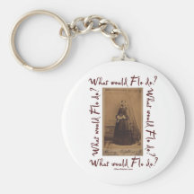 What would Flo Do? Florence Nightingale Key Chain