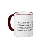What you dred your boss saying mugs