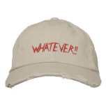 WHATEVER!! embroidered hats