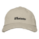 whatever embroidered hats