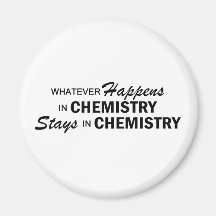 Whatever Happens - Chemistry Refrigerator Magnets
