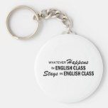 Whatever Happens - English Class Key Chains