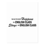Whatever Happens - English Class Post Card