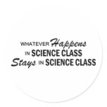 Whatever Happens - Science Class Sticker