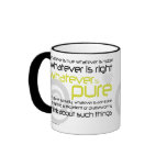 Whatever is Pure Christian sexual purity mug