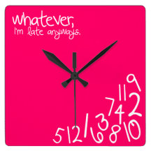 whatever square wall clocks