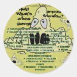 What's a few GERMS among friends..?? Sticker