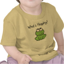 What's Hopping?  Frog Tshirts
