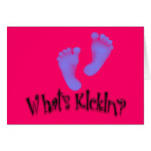 What's Kickin'? Maternity Cards