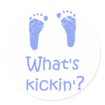 What's Kickin? stickers