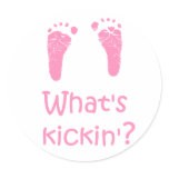 What's Kickin? stickers