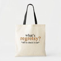 What's Regretsy Canvas Bag