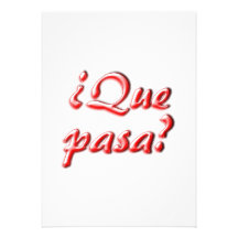 What's Up card Personalized Invitation