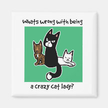 Whats wrong with being a crazy cat lady magnet