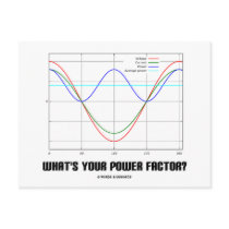 What's Your Power Factor? (Physics)